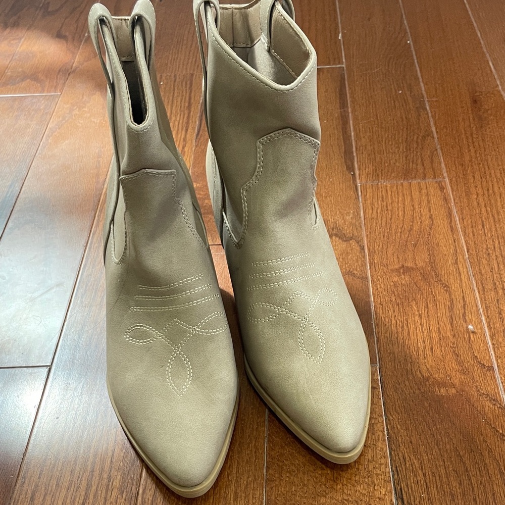Rachel Zoe Taupe Ankle Boots